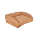 Product Carolina Pet Company Quilted Microfiber Bolster Dog Bed - Saddle