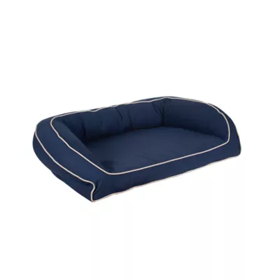Product Carolina Pet Company Classic Canvas Bolster Dog Bed - Blue
