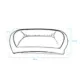 Product Carolina Pet Company Classic Canvas Bolster Dog Bed - Blue