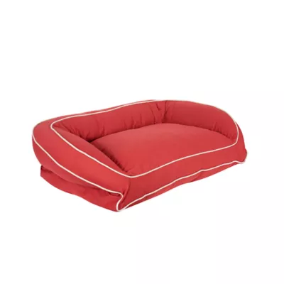 Product Carolina Pet Company Classic Canvas Bolster Dog Bed - Barn Red