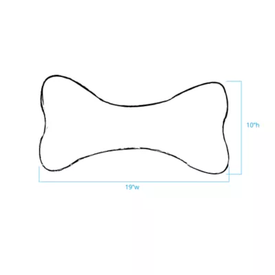 Carolina Pet Company Sherpa Fleece Bone Pillow Toy - Image 7