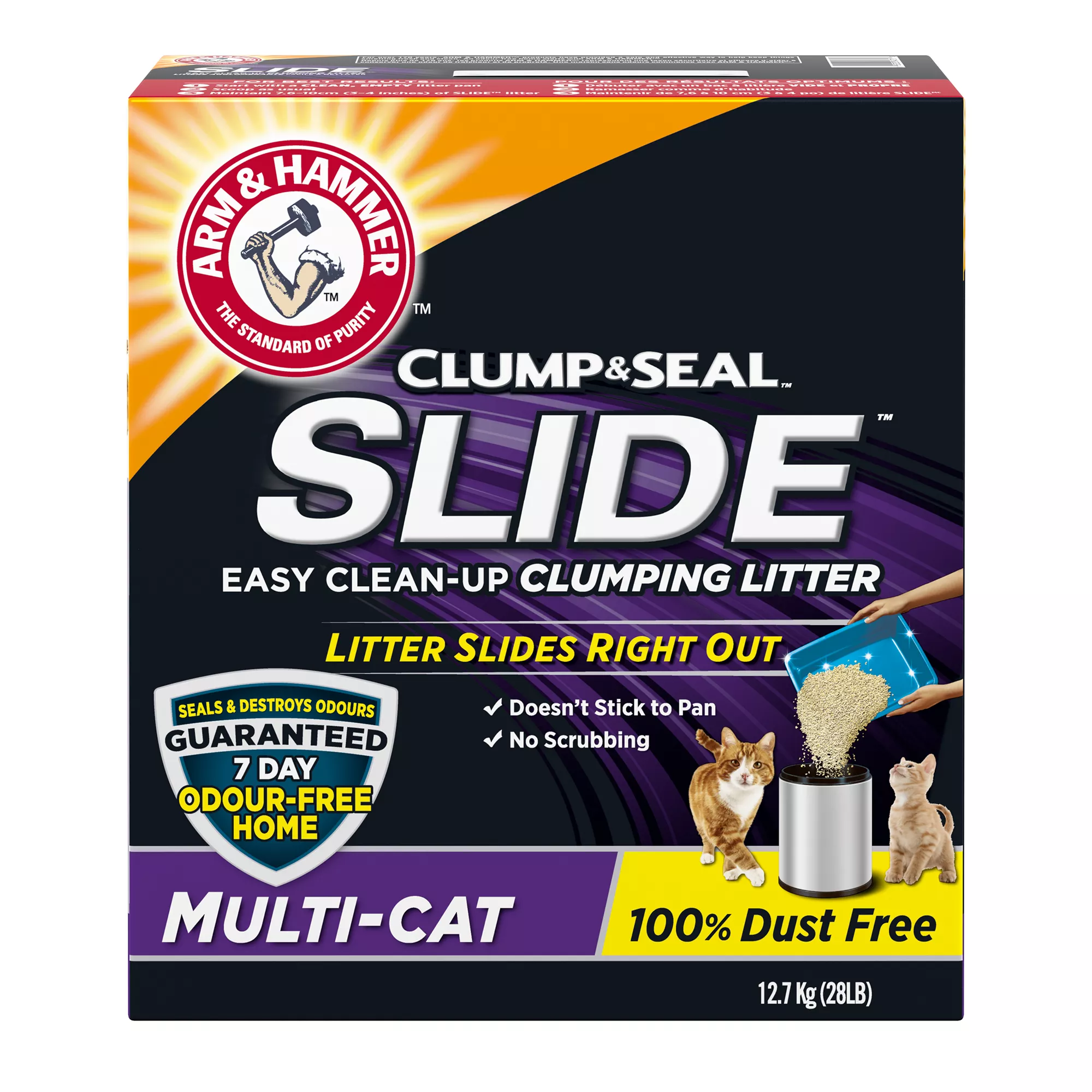 Arm & Hammer Slide Easy Clean-Up Cat Litter - Clumping, Multi-Cat