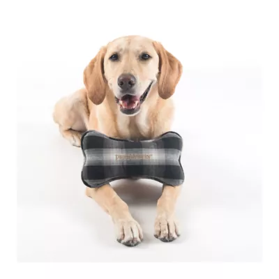 Product Pendleton Charcoal Ombre Plaid Pet Throw and Bone Toy Combo Set