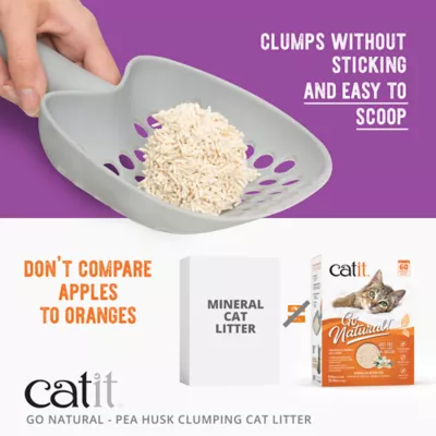 Product Catit Go Natural! Clumping Pea Husk Cat Litter - Low Dust, Natural