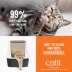Catit Go Natural! Clumping Pea Husk Cat Litter - Lavender Scented, Low Dust, Natural image thumbnail 6