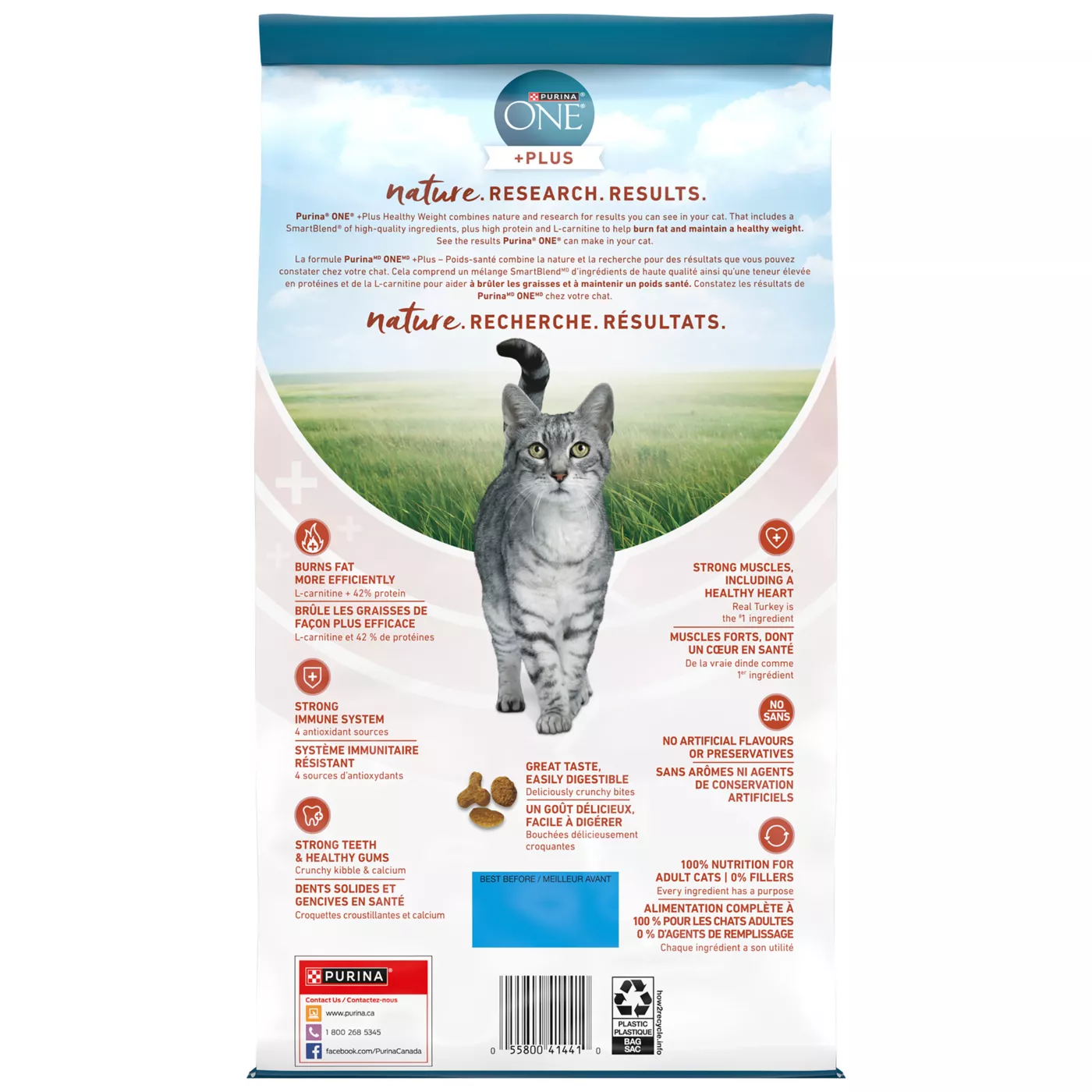 Purina ONE Healthy Weight Adult Cat Food Turkey