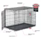 Product  KONG Ultra-Strong Double Door Wire Dog Crate with Divider Panel