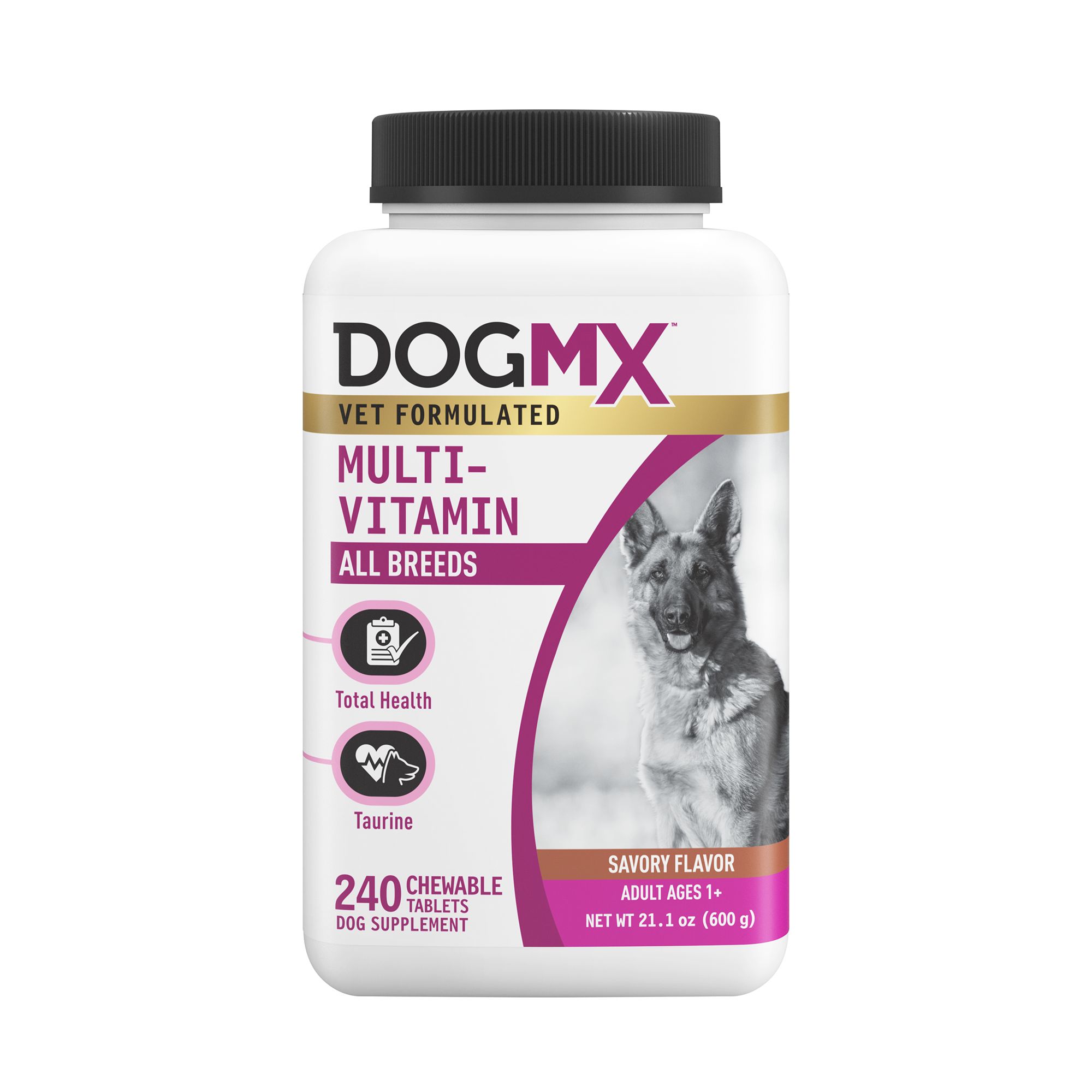 Dog MX™ Vet Formulated Multivitamin Formula Savory Chew Tablets dog