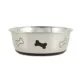 Product Top Paw® Bone Print Stainless Steel Dog Bowl