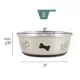 Product Top Paw® Bone Print Stainless Steel Dog Bowl