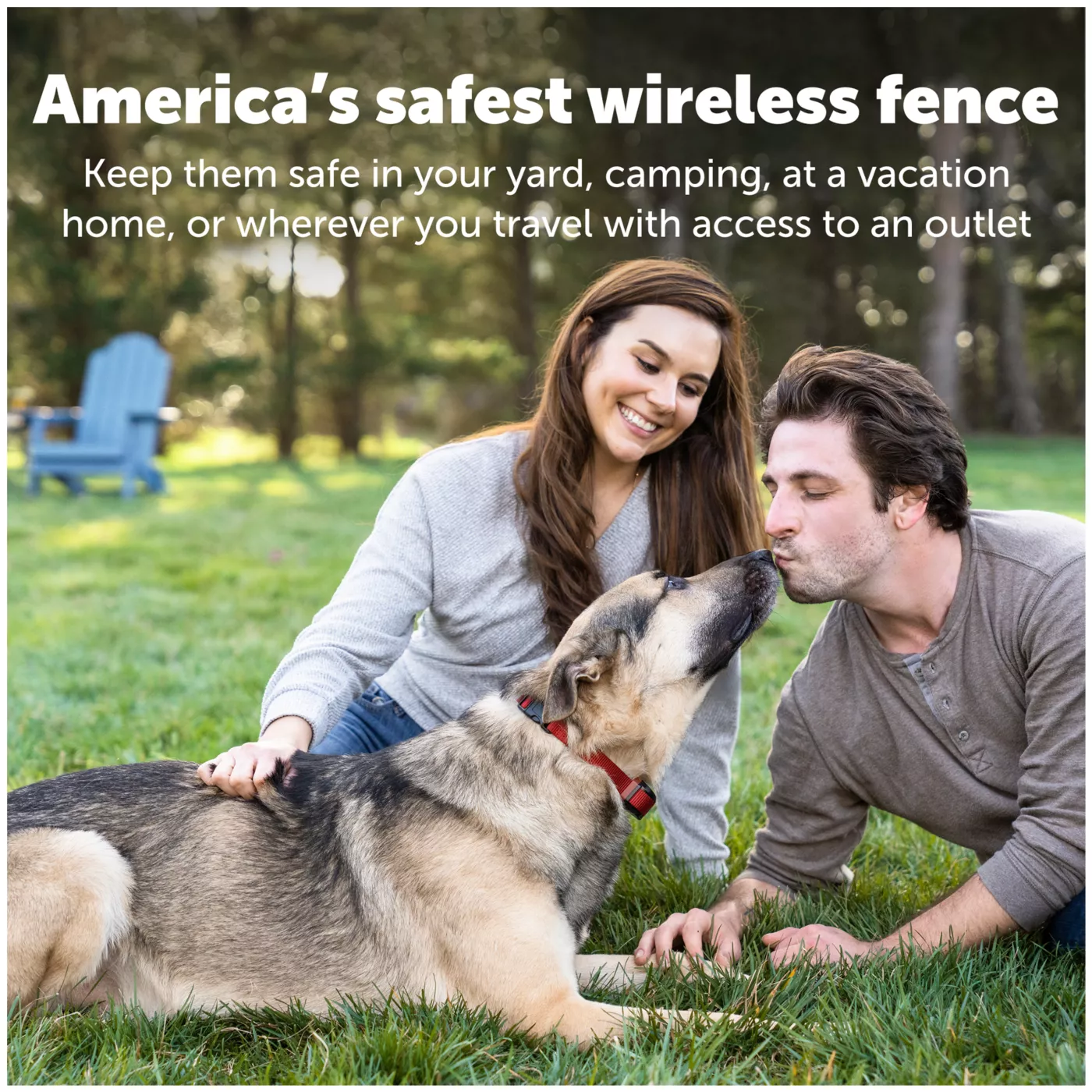 PetSafe Stay Play Wireless Pet Fence for Stubborn Dogs Secure 3 4 Acre Yard Dogs 5lbs