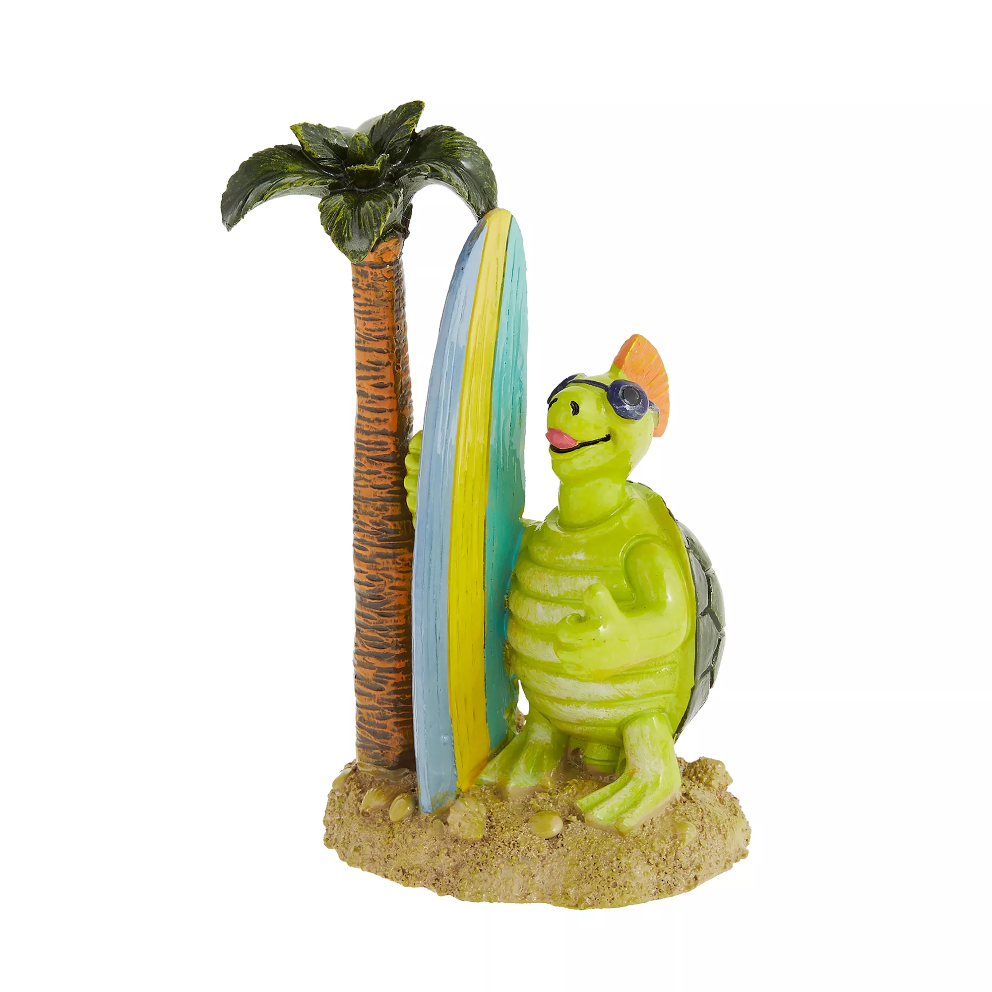 Top Fin® Tropical Surfing Turtle Aquarium Ornament