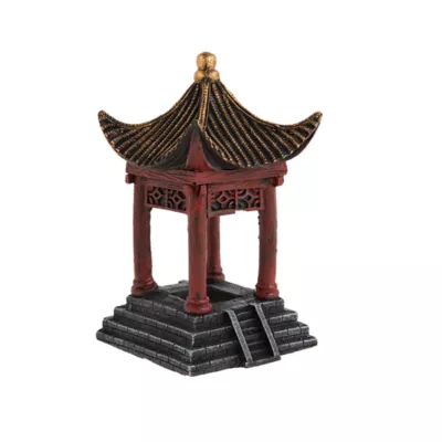 Product Top Fin® Asian Red Pagoda Aquarium Ornament