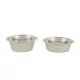 Product Top Paw® Elevated Platform Stainless Steel Slow-Feeder Double Diner Dog Bowl, 5.5-cup