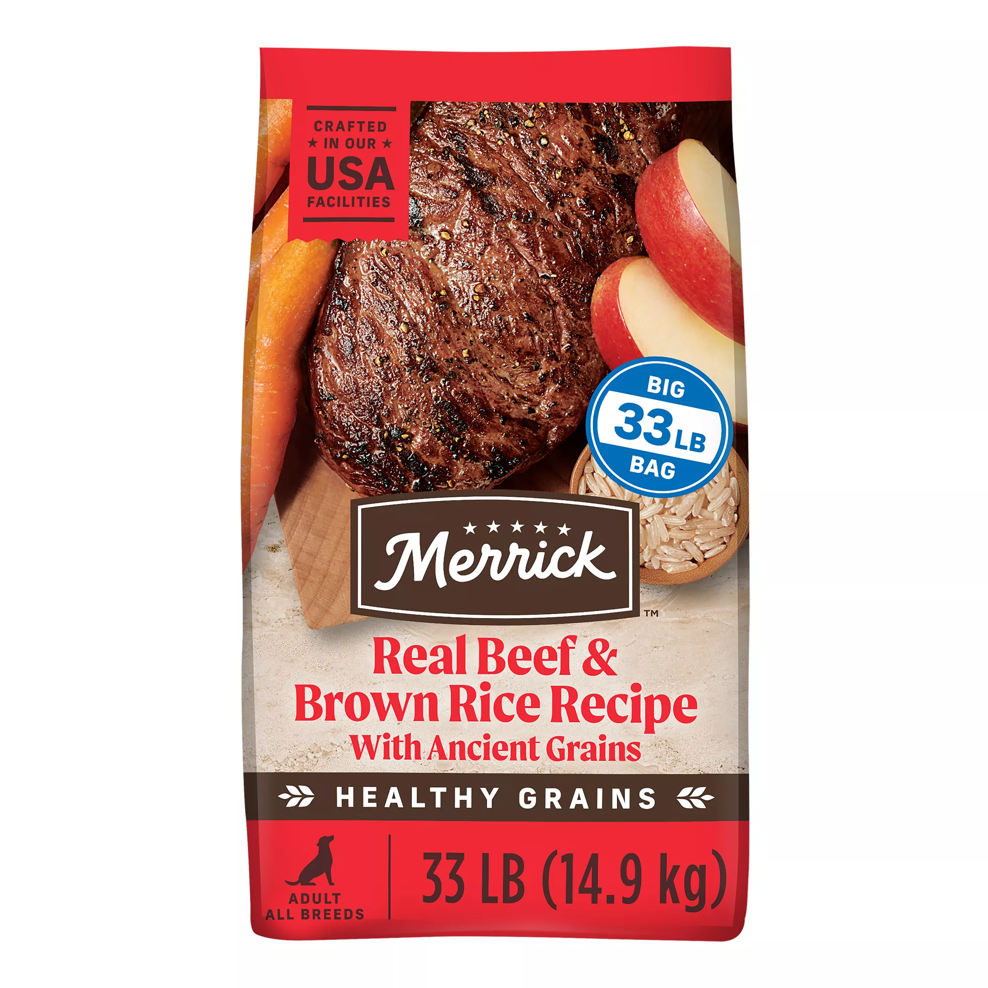 Merrick® Healthy Grains® Beef Flavored Adult Dry Dog Food - Natural, Corn Free