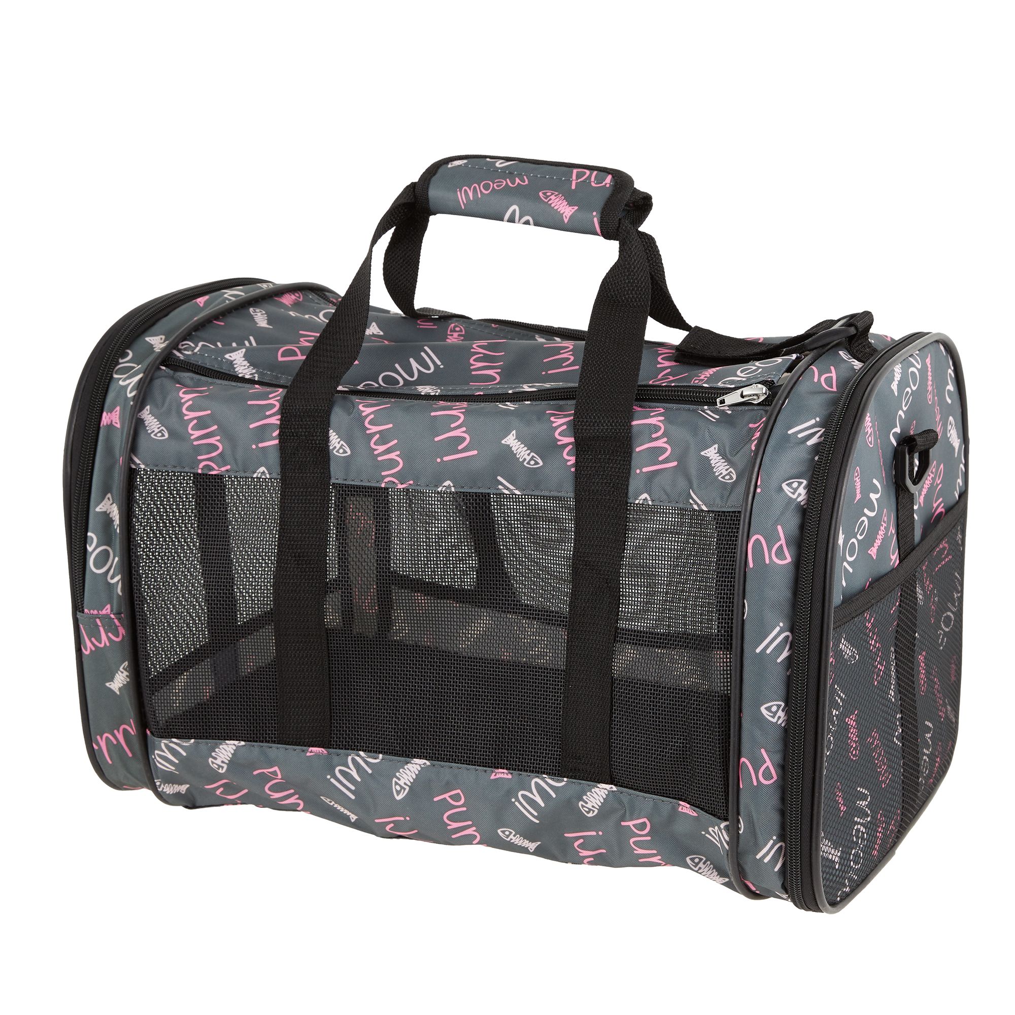 Whisker City® "Meow" Soft-Sided Cat & Dog Carrier, 19-in