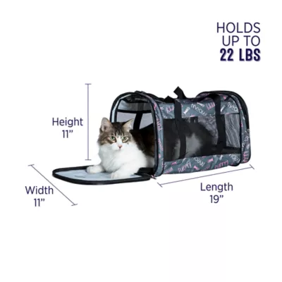 Product Whisker City® "Meow" Soft-Sided Cat & Dog Carrier, 19-in