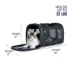 Whisker City® Black Mesh Soft Sided Cat & Dog Carrier, 19-in image thumbnail 2