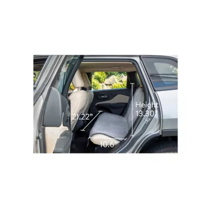 Top Paw Waterproof Canvas Rear Bench Seat Cover Gray