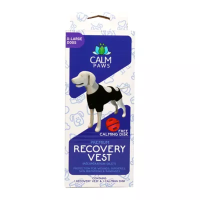 Product Calm Paws Premium Recovery Vest and Calming Disk for Dogs