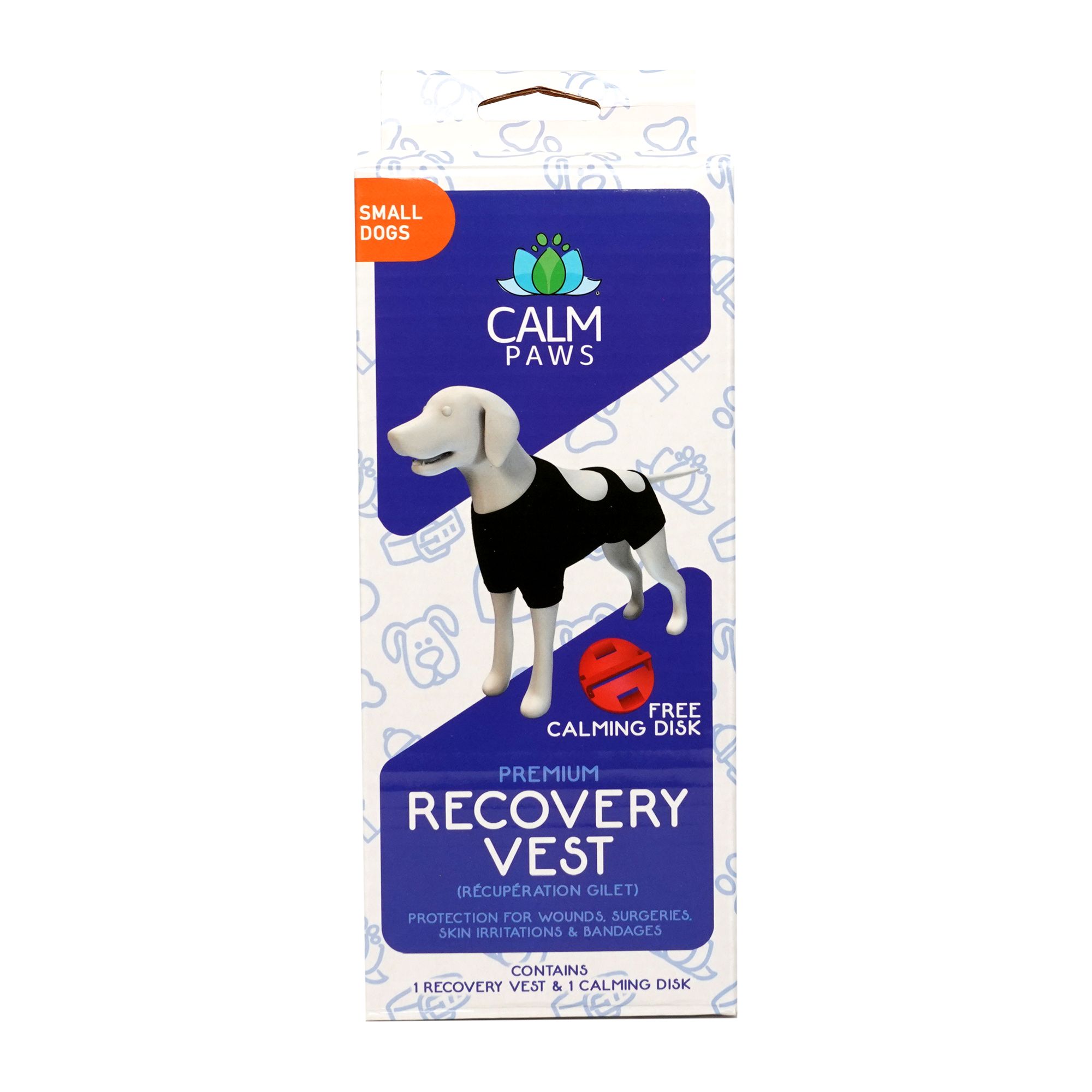 Calm Paws Premium Recovery Vest And Calming Disk For Dogs Dog Treatments Petsmart