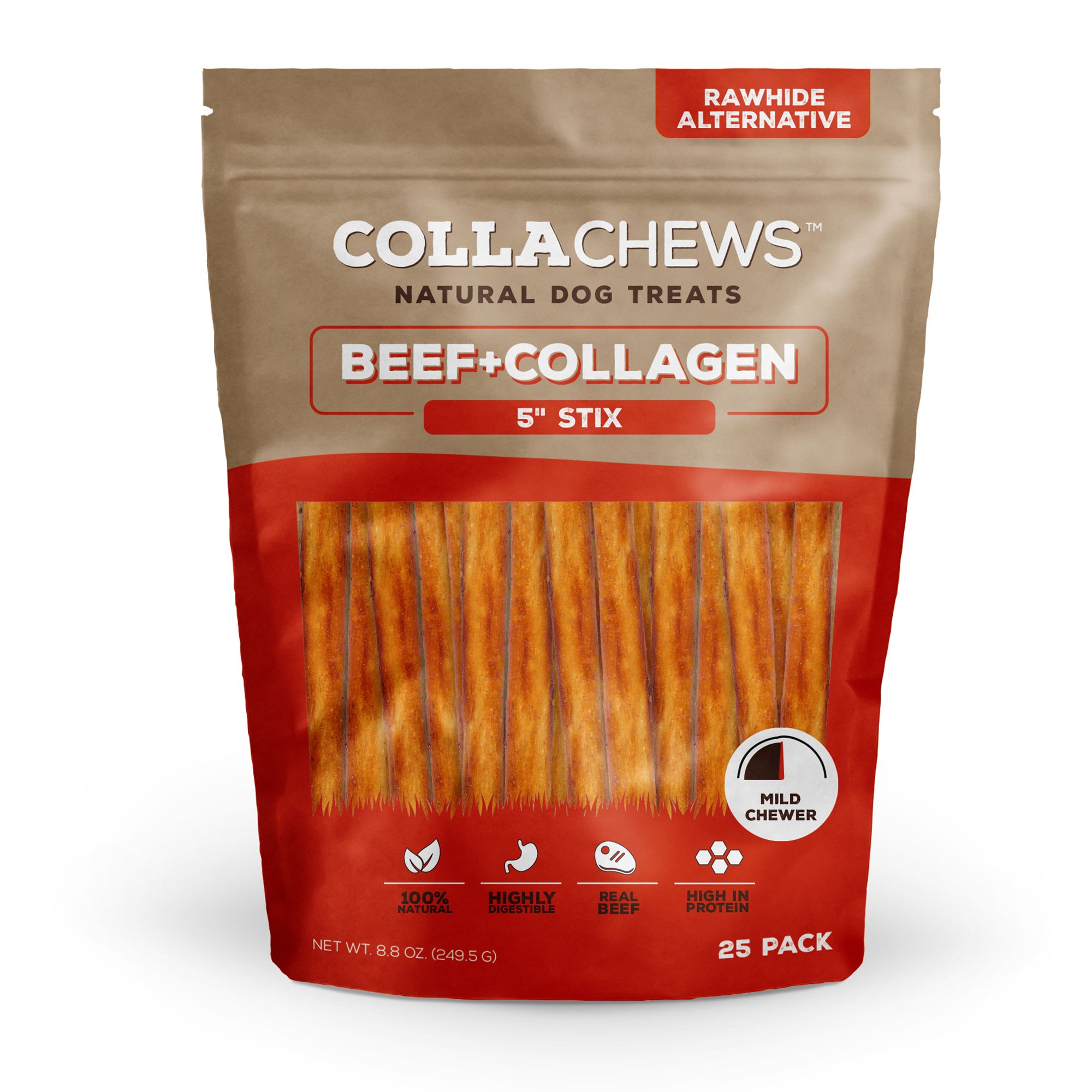 Collachews™ Beef + Collagen Rawhide Free 5
