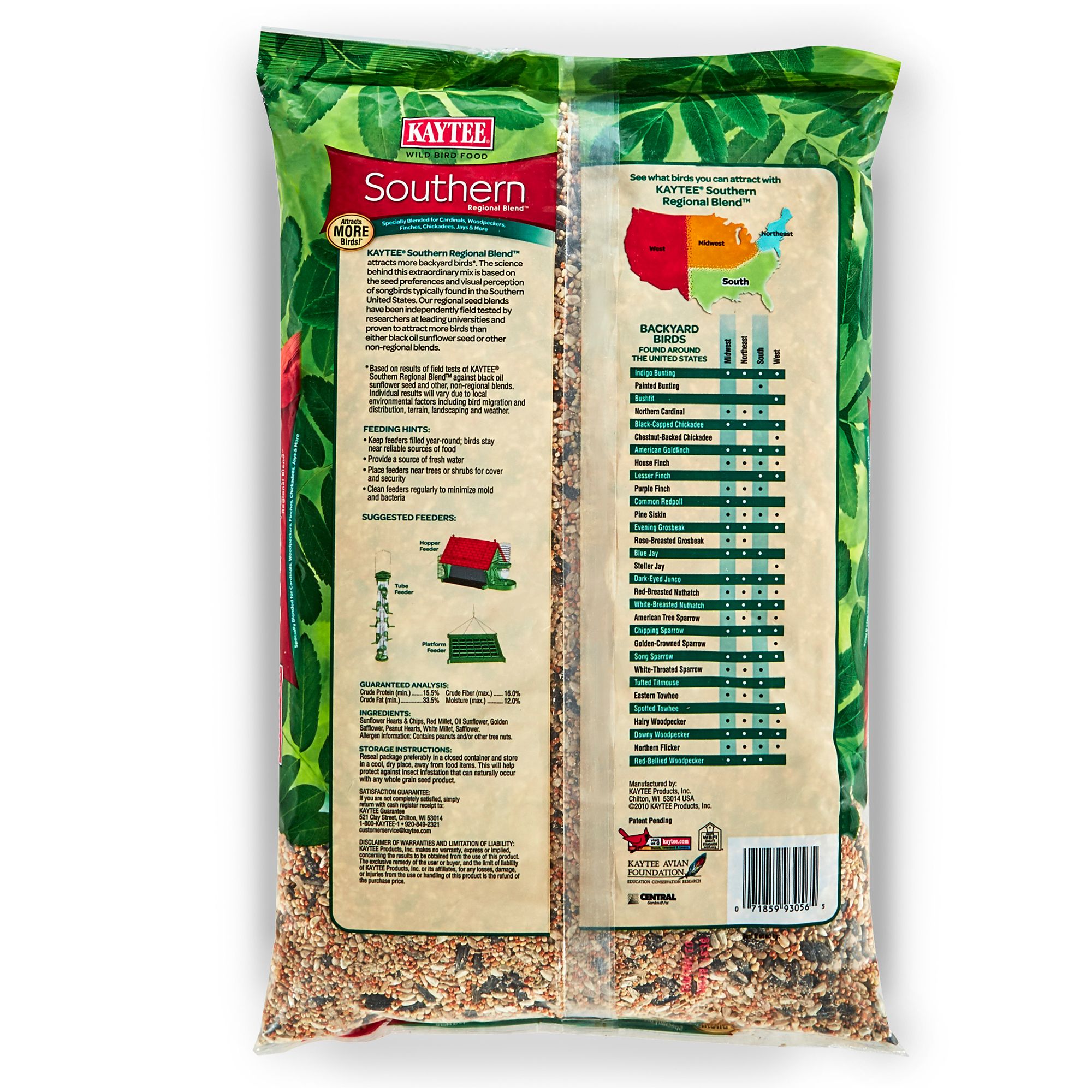 KAYTEE® Southern Regional Wild Bird Food Seed Blend - thumbnail 2