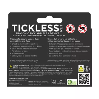 Product Tickless Ultrasonic Flea & Tick Repeller