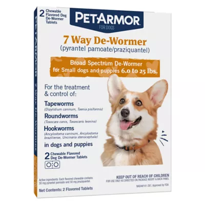 Product PetArmor® 7 Way De-Wormer for Puppies and Small Dogs - Chewable Tablets