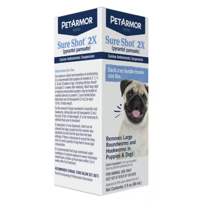 Product PetArmor® Sure Shot 2X Dewormer for Dogs - 2 Fl Oz