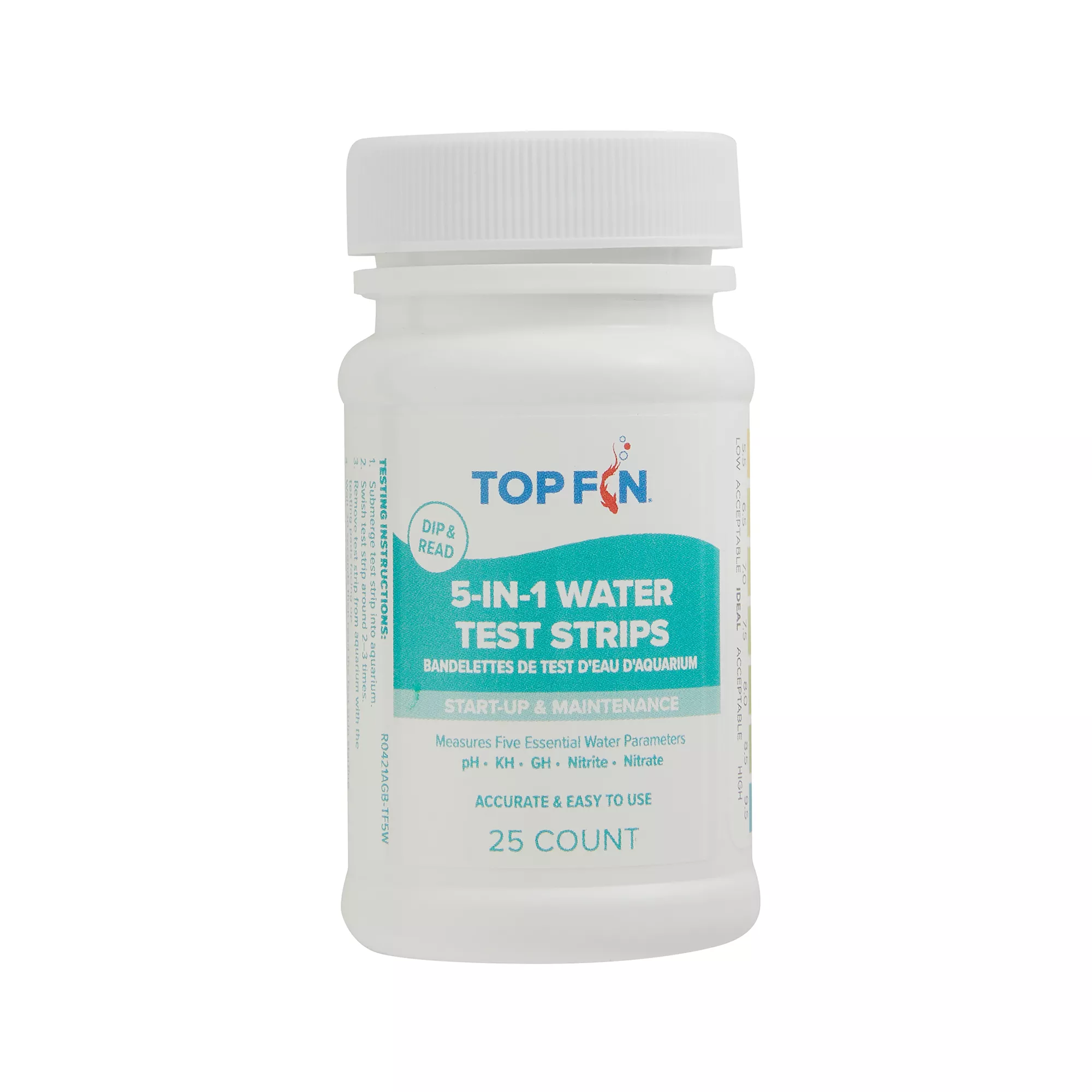 Top Fin®  5-in-1 Water Test Strips