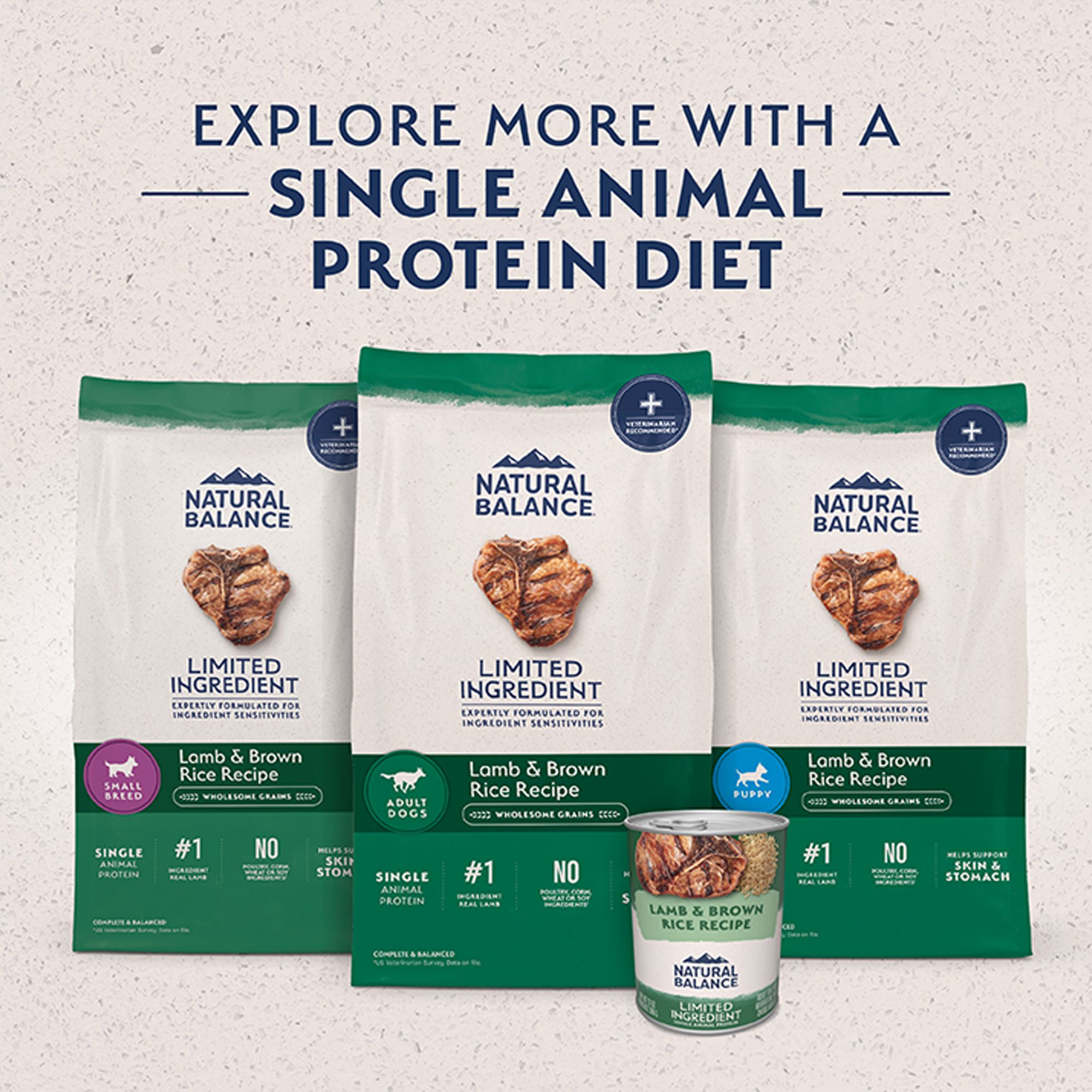 Natural Balance Limited Ingredient Diet Puppy Dry Dog Food - Lamb