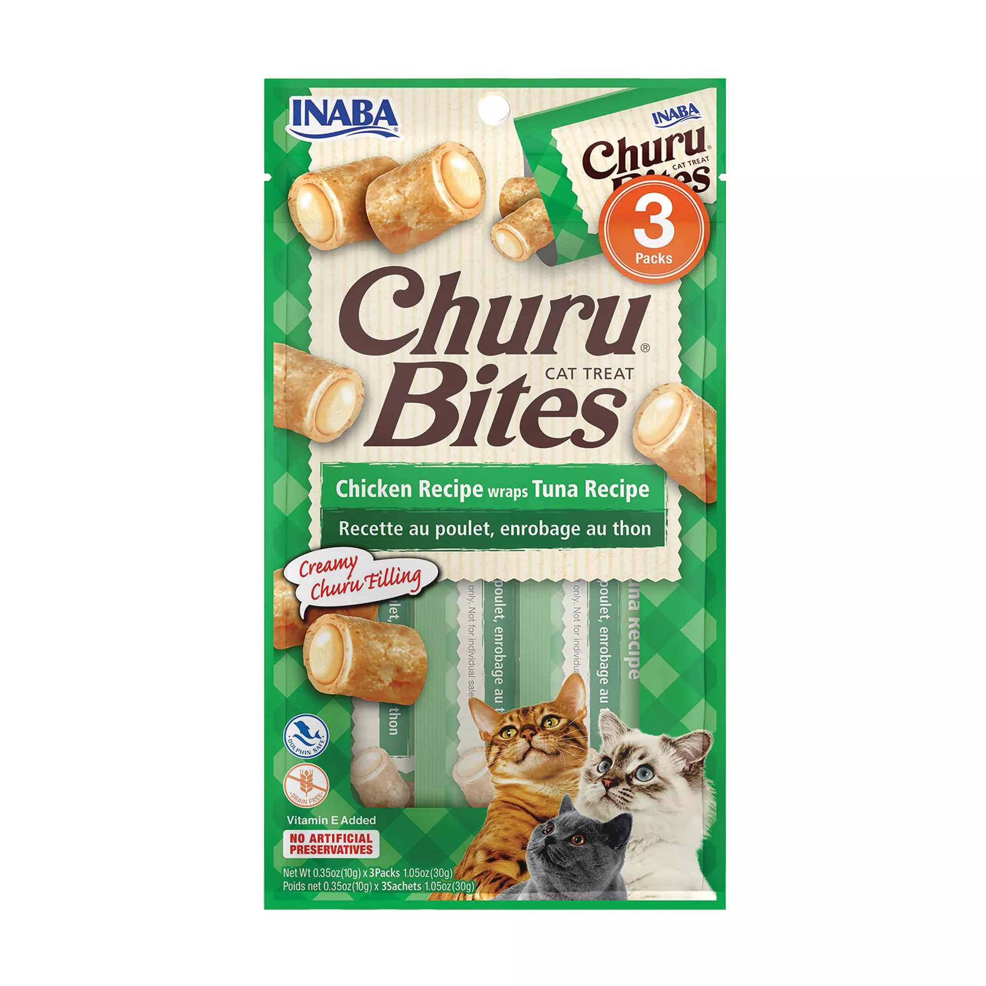 Inaba Churu Bites Cat Treats - Chicken & Tuna