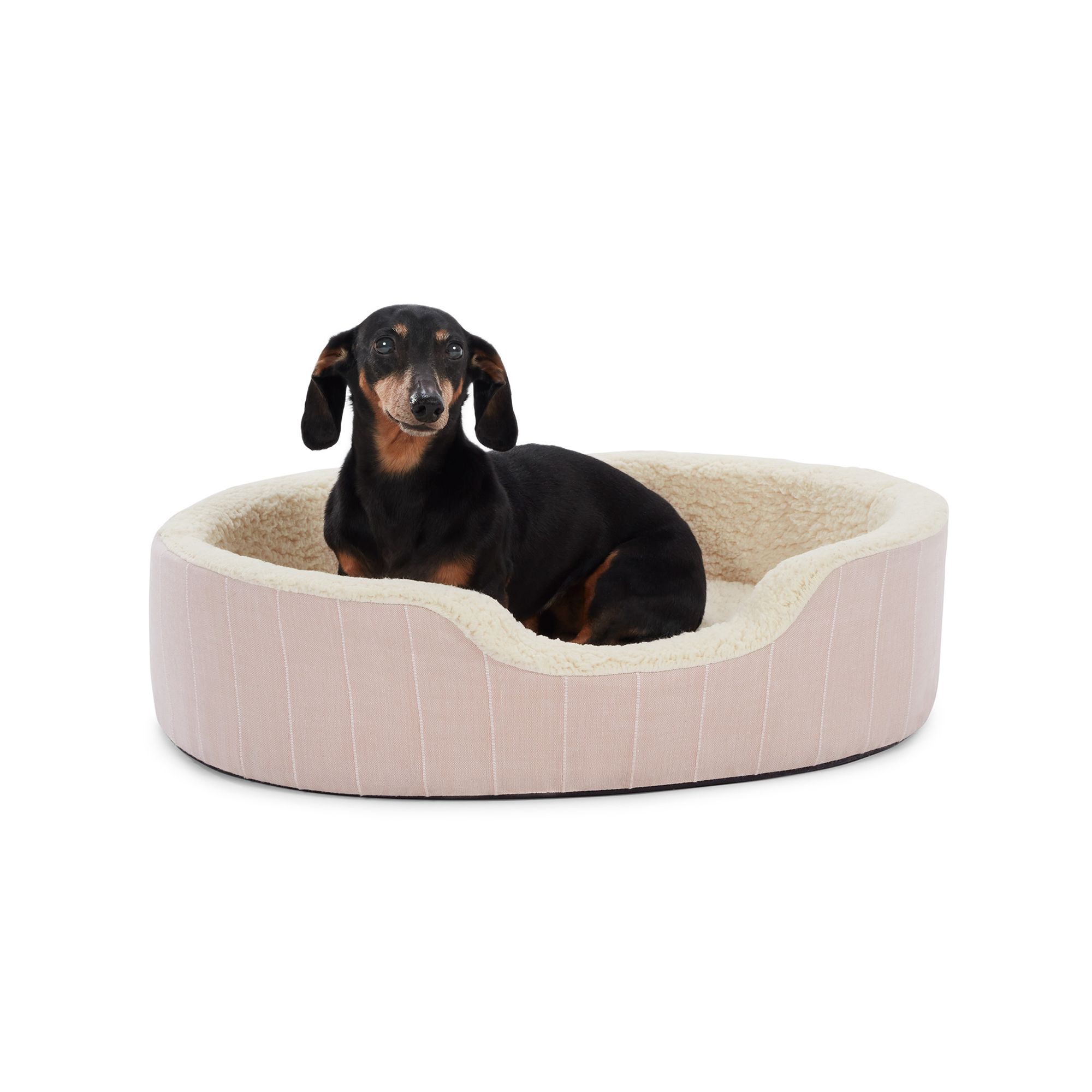 Top Paw Orthopedic Cuddler Striped Dog Bed