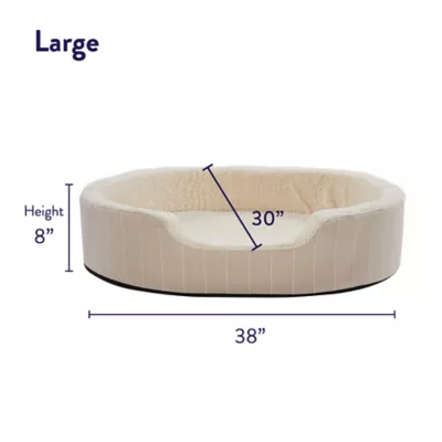 Product Top Paw® Orthopedic Cuddler Striped Dog Bed