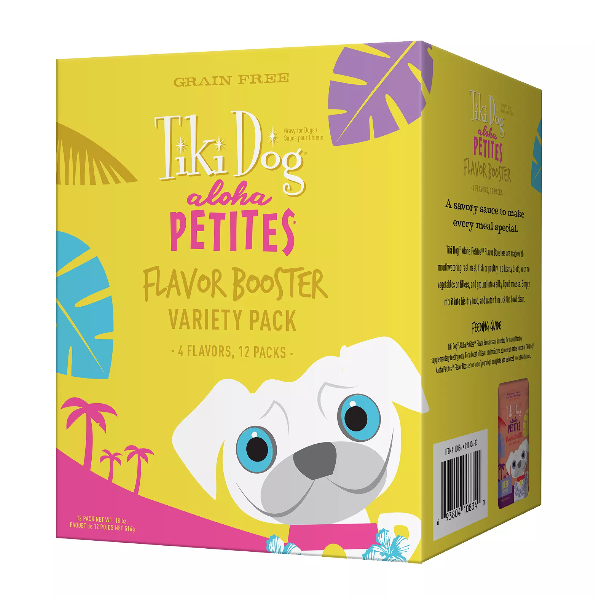 Tiki Dog® Aloha Petites® Flavor Booster All Life Stage Dog Food Topper - Variety Pack, 12 Count