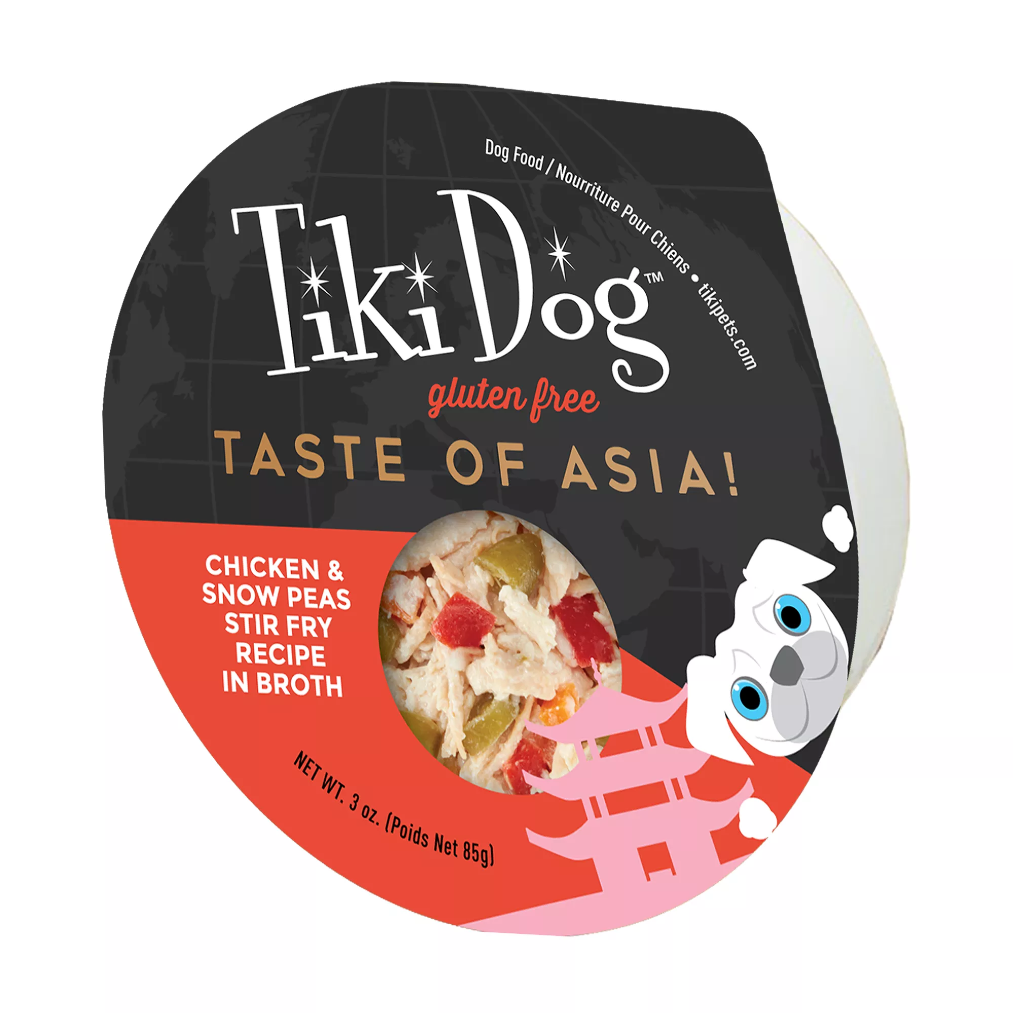 Tiki Dog® Taste of Asia All Life Stage Wet Dog Food - Chicken & Snow Peas Stir Fry