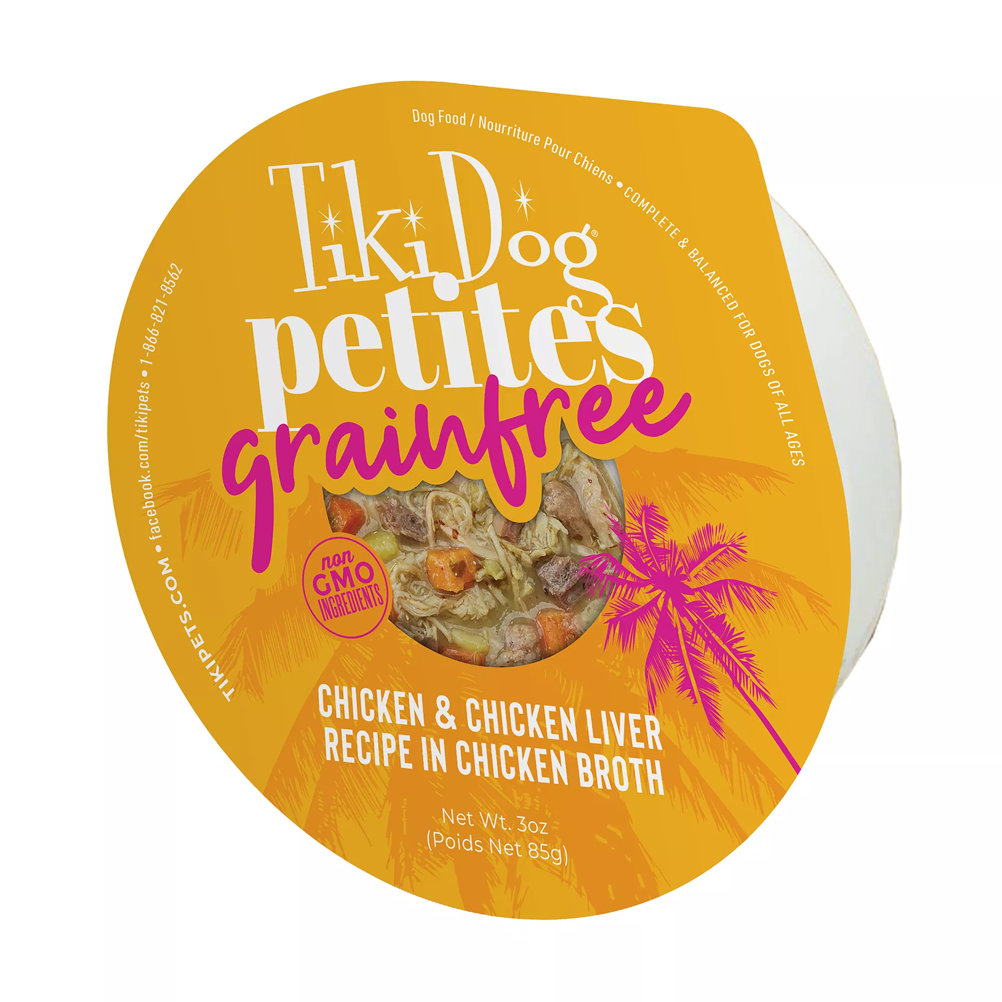 Tiki Dog® Aloha Petites® All Life Stage Wet Dog Food - Chicken