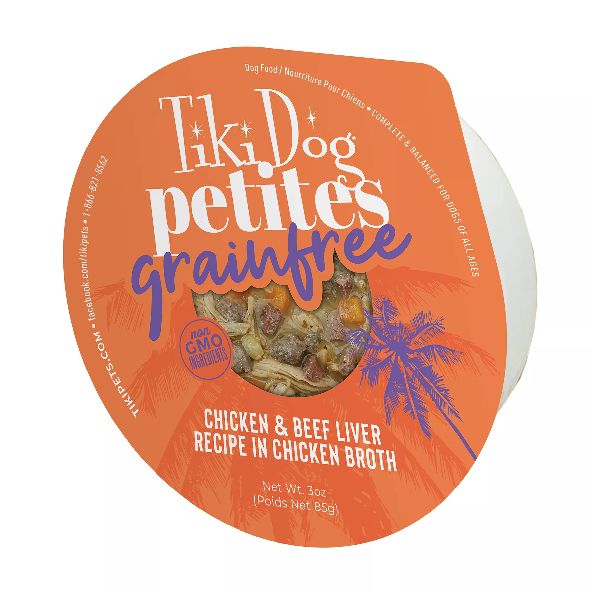 Tiki Dog® Aloha Petites® All Life Stage Wet Dog Food - Chicken & Beef