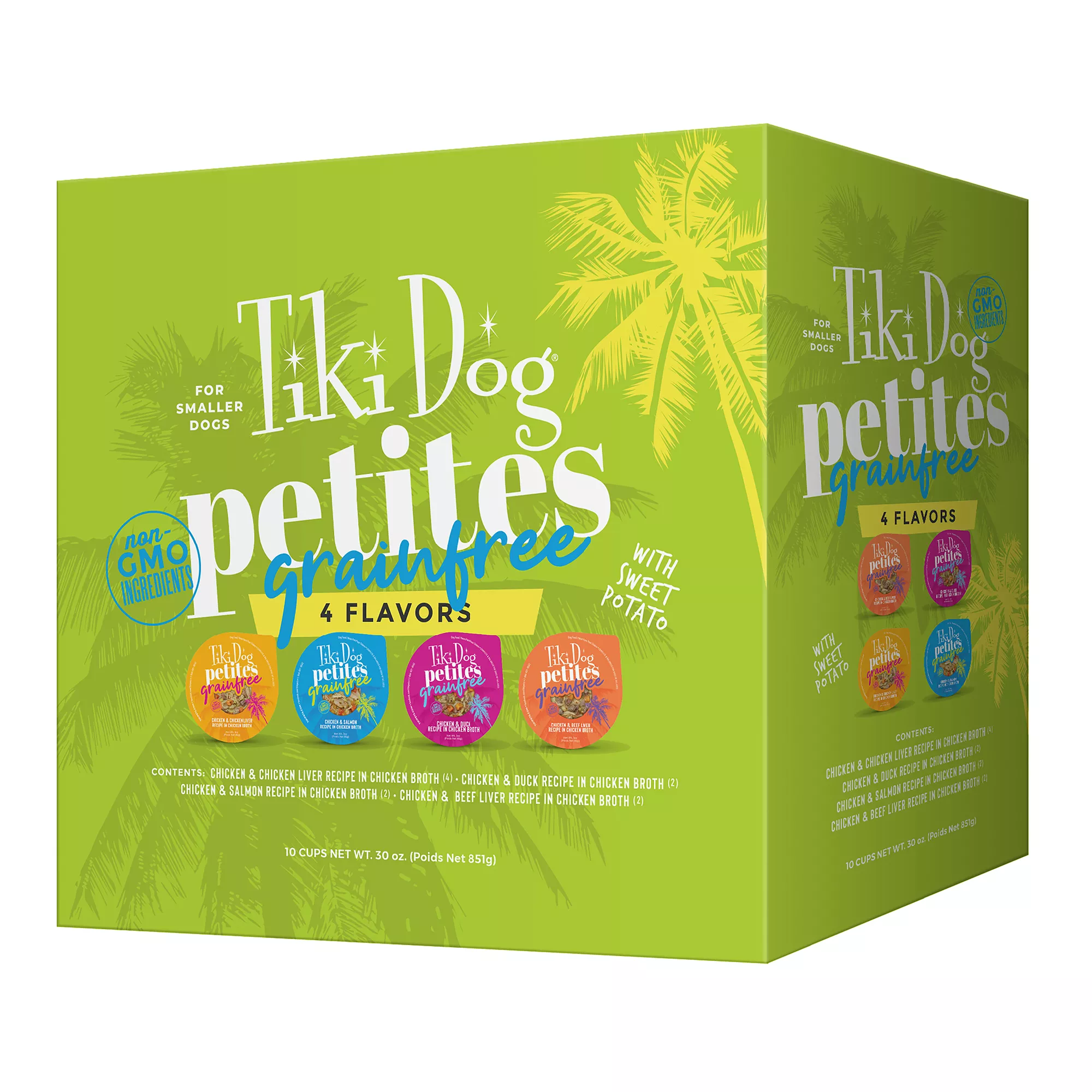 Tiki Dog® Aloha Petites® All Life Stage Wet Dog Food - Variety Pack, 10 Count