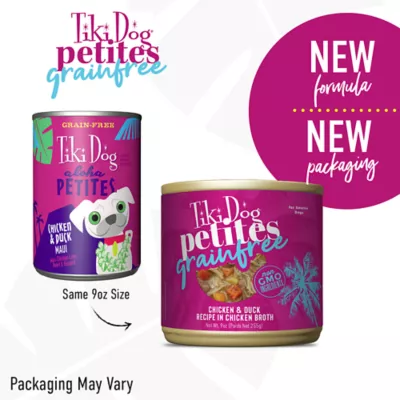 Product Tiki Dog® Aloha Petites® All Life Stage Wet Dog Food - Chicken & Duck