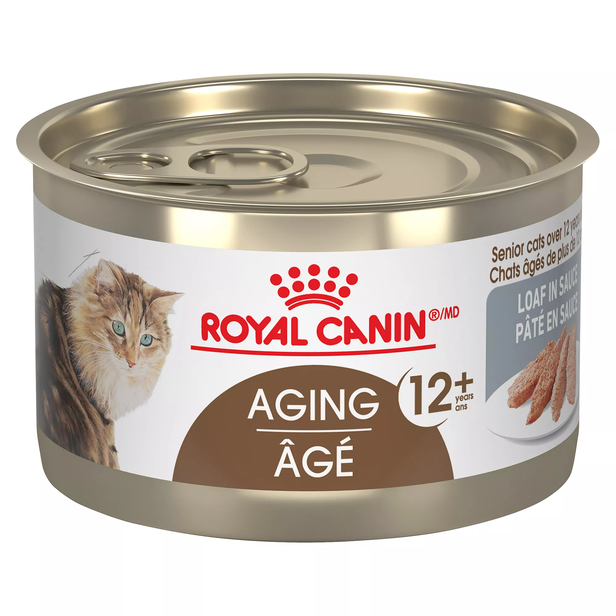 Royal Canin Feline Health Nutrition Aging 12+ Loaf Senior Cat Food