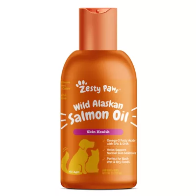 Product Zesty Paws Wild Caught Alaskan Salmon Oil for Dogs & Cats - 8 oz