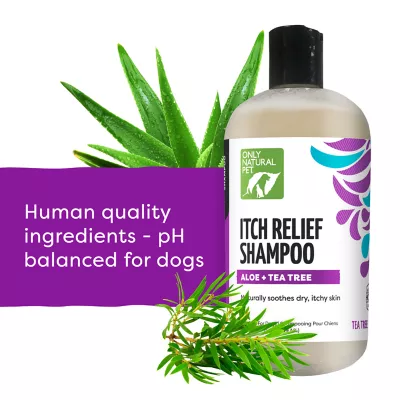 Product Only Natural Pet® Itch Relief Shampoo for Dogs - Dry, Itchy Skin - Aloe + Tea Tree - 16.9 Fl Oz