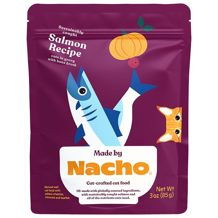 Made By Nacho&trade; Cuts in Gravy with Bone Broth Cat Food 3oz - Salmon