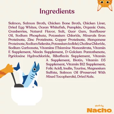 Product Made By Nacho™ Cuts in Gravy with Bone Broth Cat Food 3oz - Salmon