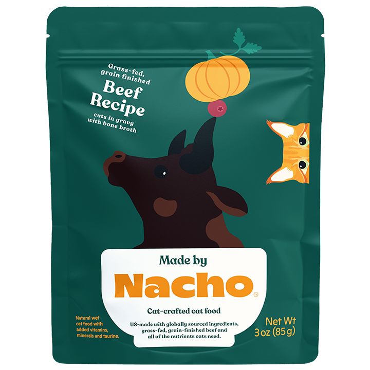 Made By Nacho&trade; Cuts in Gravy with Bone Broth Cat Food 3oz - Beef