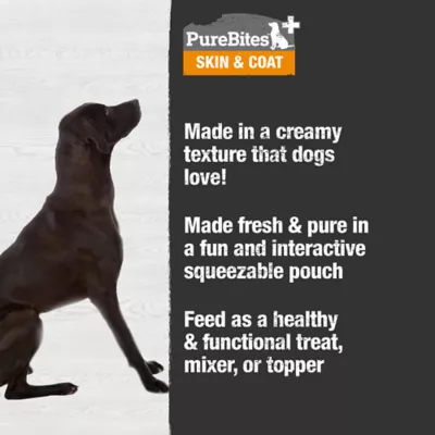 Product Purebites® Squeezables Daily Health Support Dog Food Topper - Skin & Coat