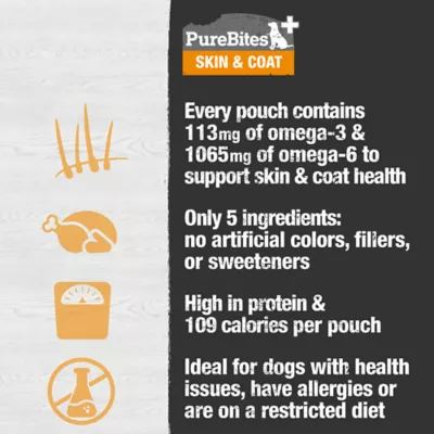 Product Purebites® Squeezables Daily Health Support Dog Food Topper - Skin & Coat