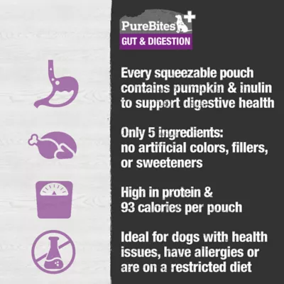 Product Purebites® Squeezables Daily Health Support Dog Treat - Gut & Digestion